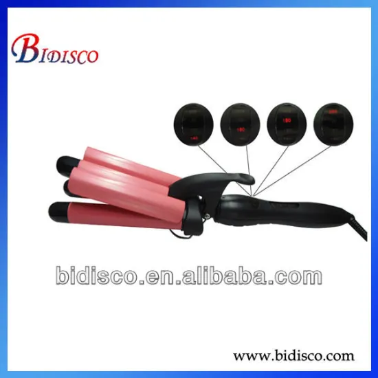 65 W rotating cold hair curling iron with temperature control 80-210celsius
