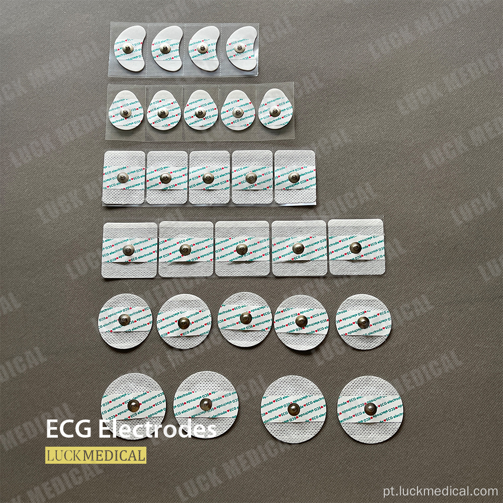 Almofadas de eletrodos de ECG médicos de espuma
