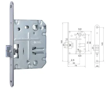 Mortice Lock PE70s