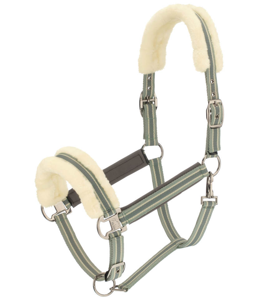 Soft Padded Adjustable Fluffy Head Collar Horse Halter