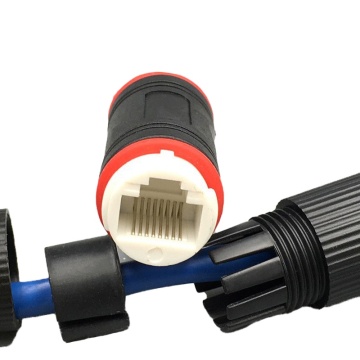 Waterproof Ethernet Network Cable Double Head LAN Coupler RJ45 Connector