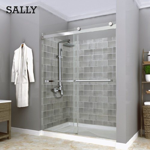 SALLY Bathroom Bathtub Double Sliding Bypass Shower Doors