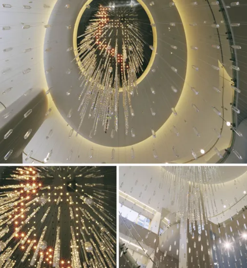 Custom pendant lights for hotel projects