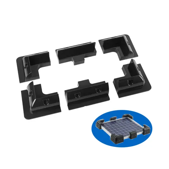 6-Piece High-Quality ABS RV Solar Panel Corner Mounting Kit for RV Solar Accessories
