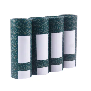 Cylindrical paper products for cosmetic packaging