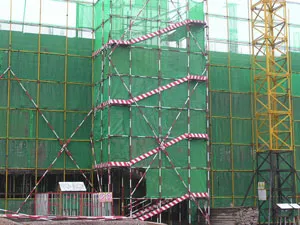 Green Uvioresistant Construction Building Protective Safety Net