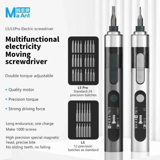 MaAnt L5/L5Pro Intelligent Electric Screwdriver for Mobile Phone Disassembly and Repair
