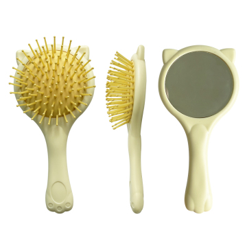 Wholesale Mini Cat Shape Folding Mirror with Hair Comb and Makeup Mirror