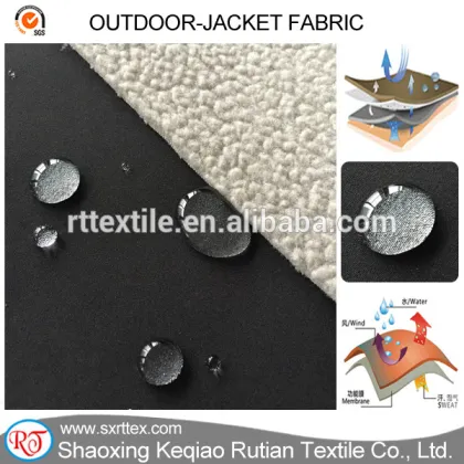 Coldproof sports 3 layers softshell fabric