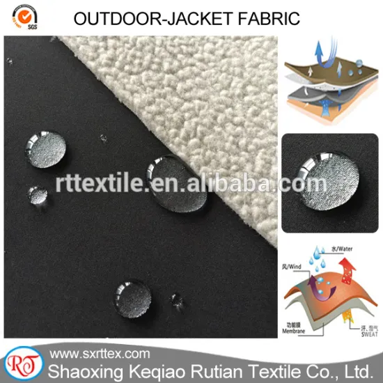 Coldproof sports 3 layers softshell fabric