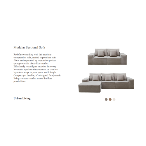 canapé de cmpression de style moderne