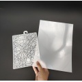 10 Mil Milky White Mylar Sheet Material