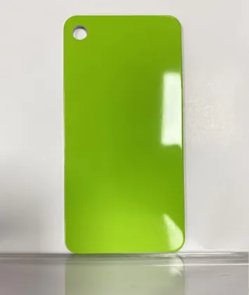 Feve Gloss Lime Green Aluminium Sheet