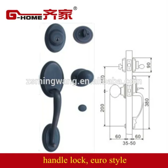 zinc alloy handle lock with single handle
