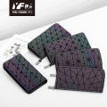 Nuova Design Rhombus Personalità Mini Borse Donna Fashion PU Materiale Portafoglio luminoso