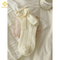 나비 나비 로리타 미드 튜브 양말 ins 흰색 hollow out