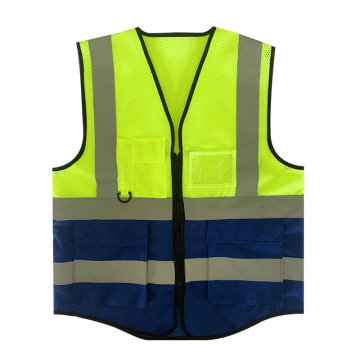 HI Viseible Multi Pocket Sete Work Work Safety жилетки