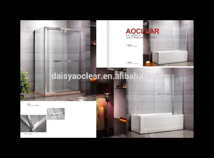 Simple shower cabin, shower room, shower enclosure, steam room, shower screen