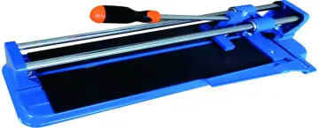 Professional tile cutter with double-coloured handle