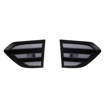 Gobison Car Daytime Running Light with Yellow Turn Signal Fog Lamp for FORD Everest 2015-2019