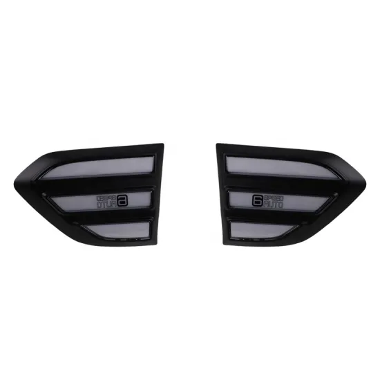 Gobison Car Daytime Running Light with Yellow Turn Signal Fog Lamp for FORD Everest 2015-2019