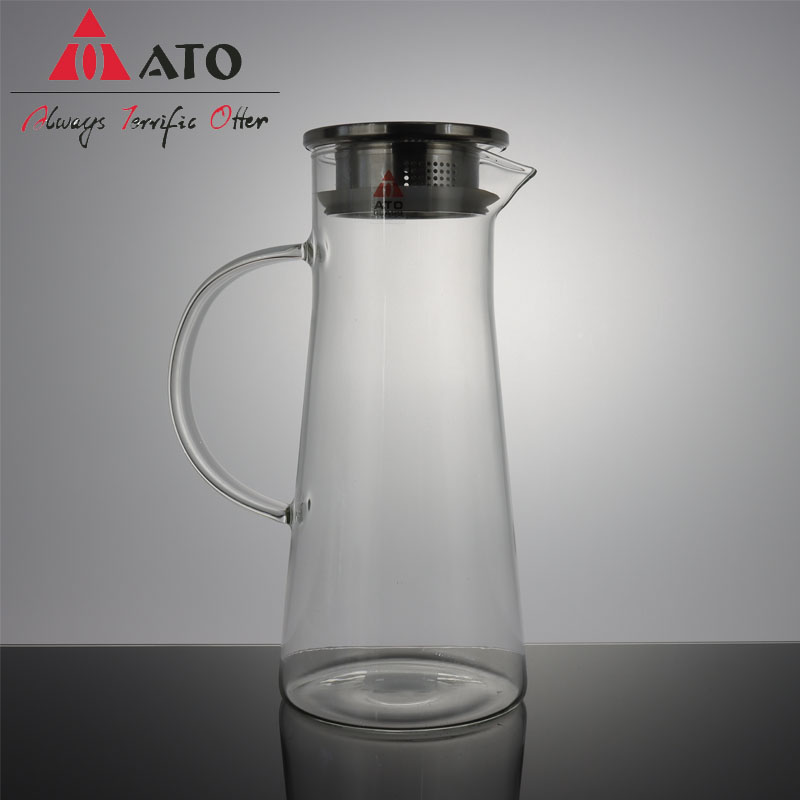 Bruciatore d'acqua Cafe Glass Carafe Brocca dell'acqua Pentola