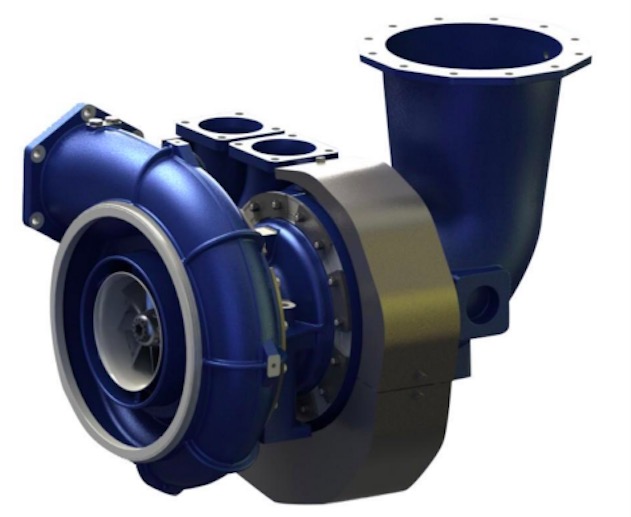 Turbocompressor de fluxo misto CTM