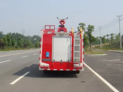 Dongfeng 3Ton used tiller fire trucks for sale
