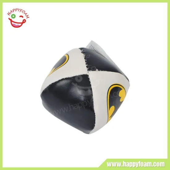 Plastic juggling ball plastic open