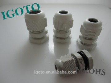 Nylon cable gland explosion proof waterproof PG type CE ROHS approved electric cable gland rubber seal electric nylon