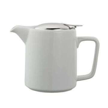 Customized White Handmade Ceramic Tea Pot for Washington Style Boiling