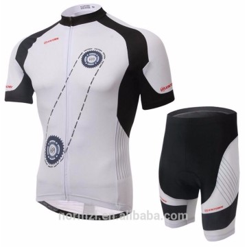 Printed White Black Cycling Clothing cycling jerseys and shorts for bike road cycling wear cheap