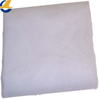 White Mesh Tarpaulin Fabric