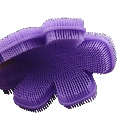 Flower Style Stay Clean Scrubber Sponge