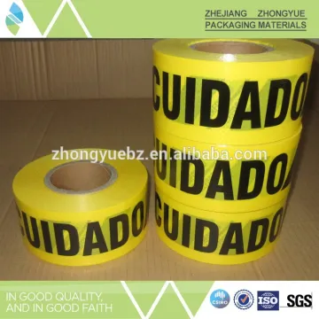 High Cost Performance offer bopp clear warning adhesive tape