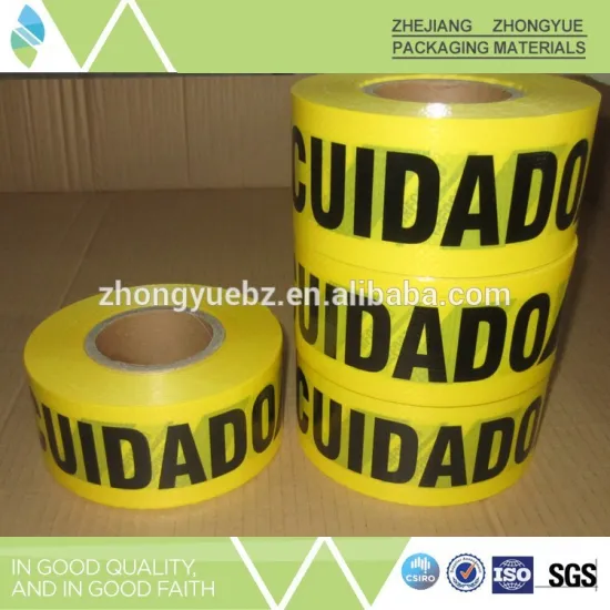 High Cost Performance offer bopp clear warning adhesive tape