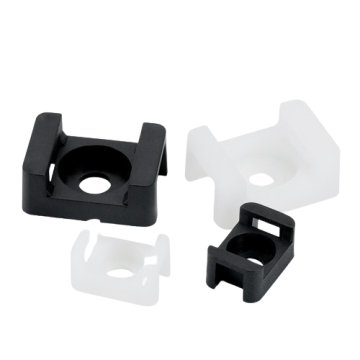 Saddle Tie Holder Screw Hole Τύπος καλωδίωσης Οργανιστής καλωδίου