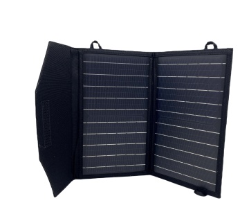 Waterproof 20W Foldable Solar Charger with Dual USB Ports - Portable Solar Panel for Phone Charging