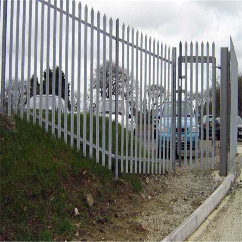 Plastic Coated Palisade Fence Panel