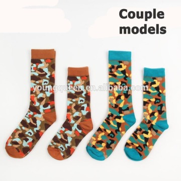 HW221 men streets camo skateboard retro hit color socks happy socks