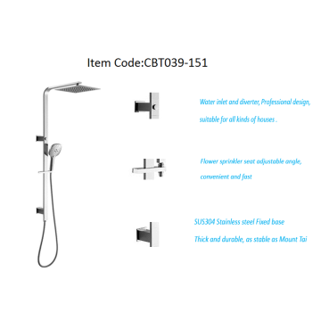 Flat Square Shower Column Suit