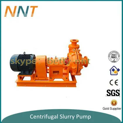 NNT brand centrifugal slurry pump for Rio Tinto Coal
