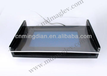 new design acrylic promotion coin money display tray