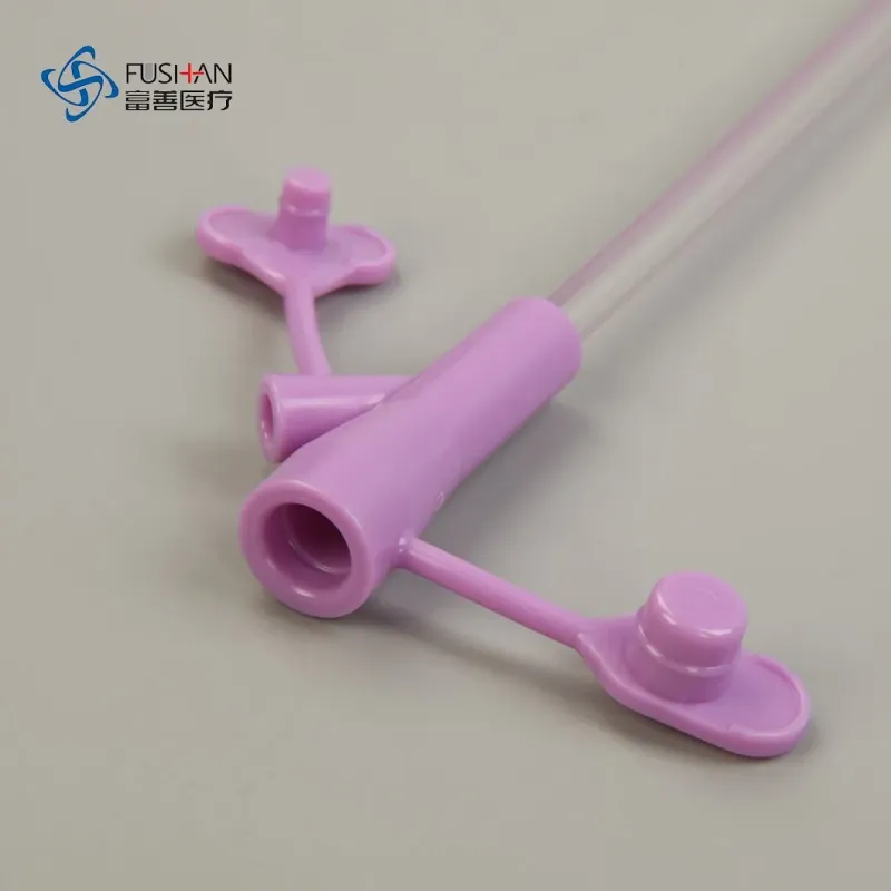 Medical Polyurethane/Silicone/PVC Feeding Catheter Tube with Stylet/Enfit Type