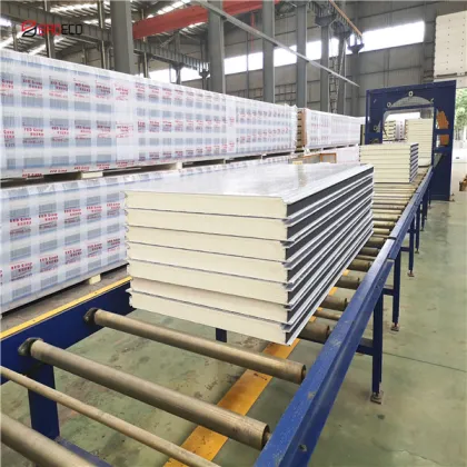 insulation soundproof modular pu sandwich wall panel system quick-installed pu sandwich panel