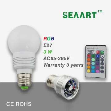 LED RGB bulb,Mood lighting,Decorative Lighting,RGB lighting bulb