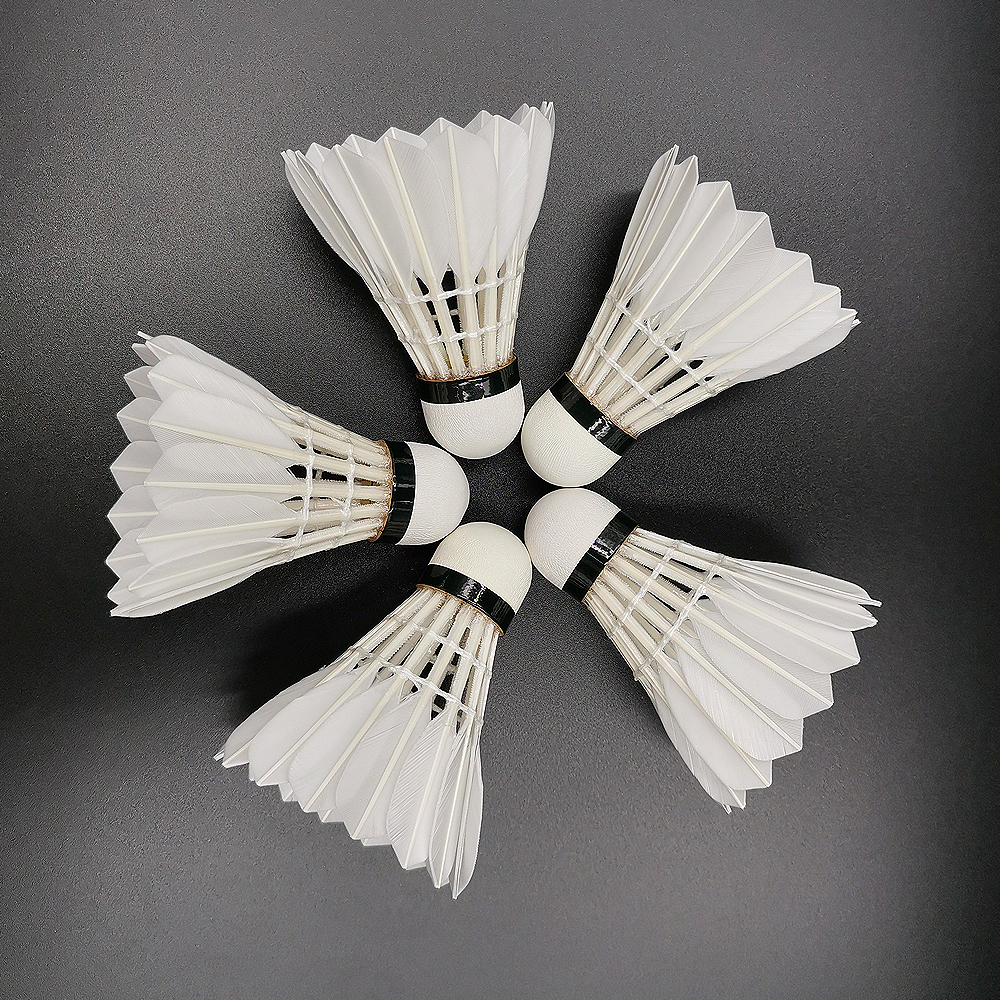 Eco Friendly Odorless 100 Goose Feather Badminton
