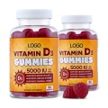 Promovează sănătatea oaselor stimulează starea de spirit de vitamina D3 Gummies