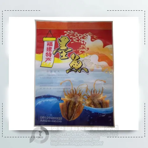 Three Side Sealing Bag for Seafood