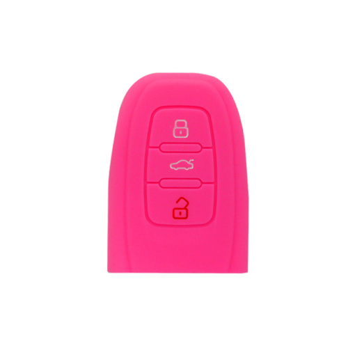 Audi 3 buttons car silicon key case